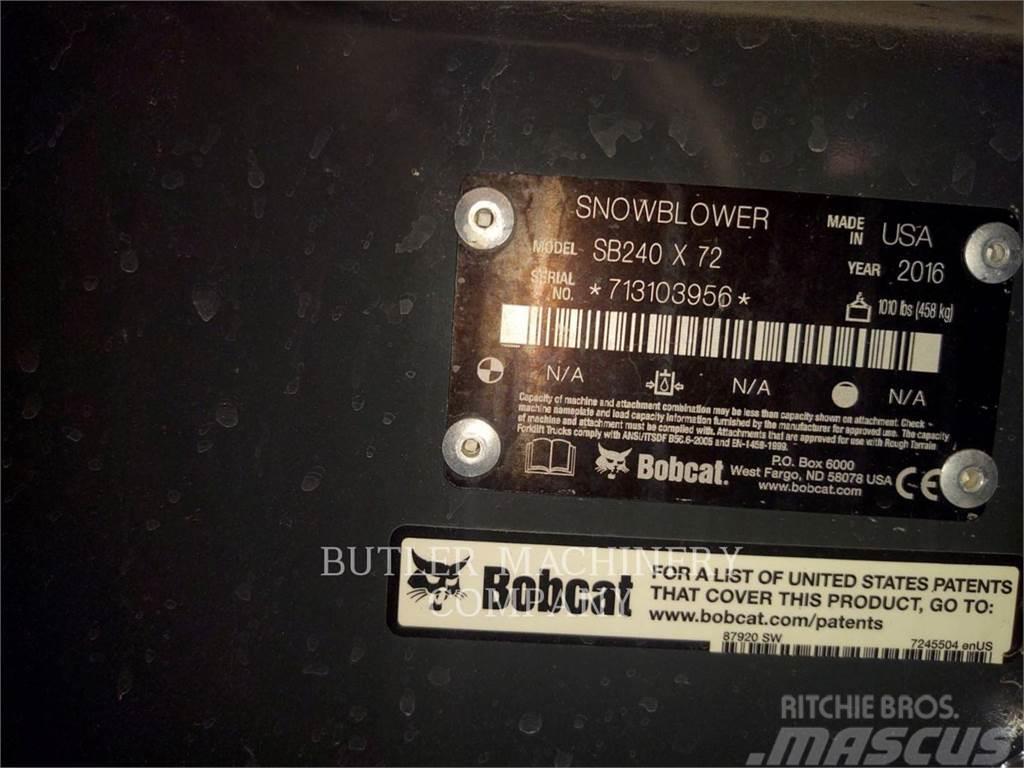 Bobcat SB240 X72 Fresadoras quitanieves