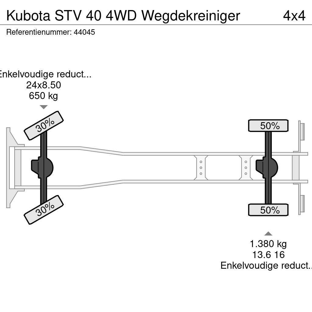 Kubota STV 40 4WD Wegdekreiniger Otros tipos de vehículo de asistencia