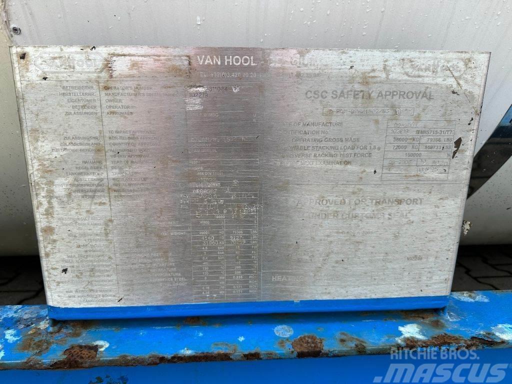 Van Hool 20FT SWAPBODY 30.800L, UN PORTABLE, T7, 5Y ADR- + Tank containers