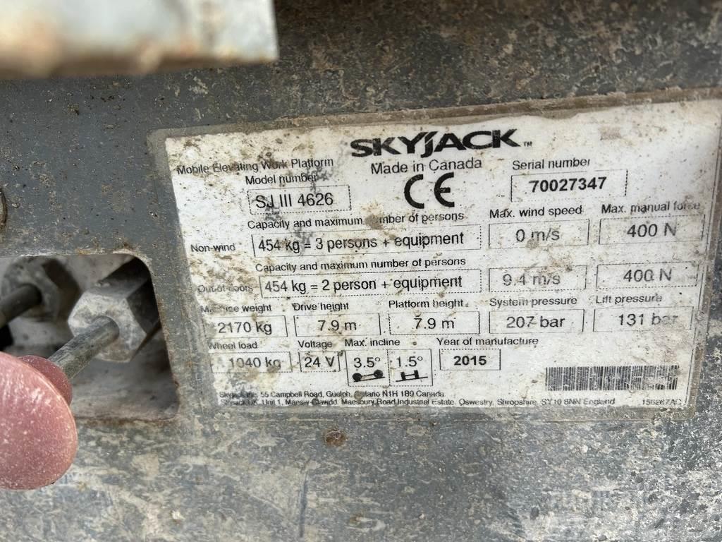 SkyJack 4626 Plataformas tijera