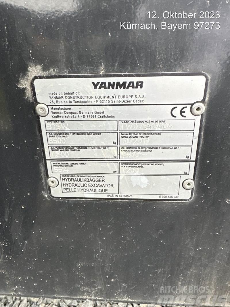 Yanmar B75W Excavadoras de ruedas