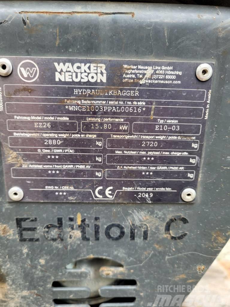 Wacker Neuson EZ 26 Mini excavadoras < 7t