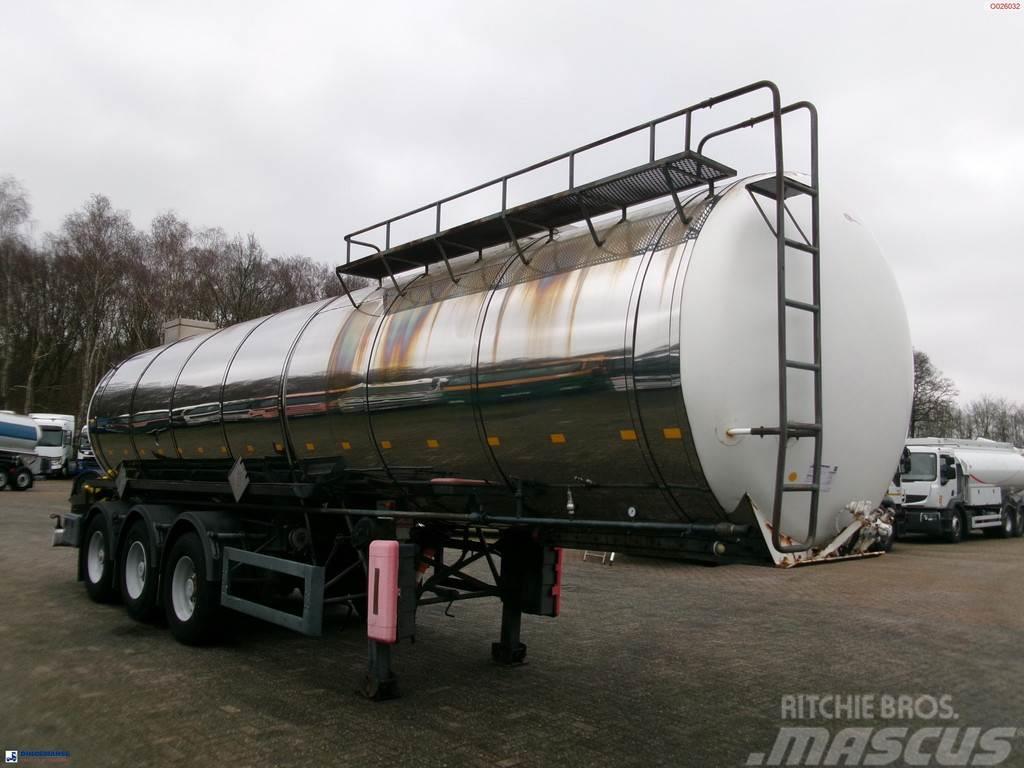 Metalovouga Bitumen / heavy oil tank inox 26.9 m3 / 1 comp Semirremolques cisterna