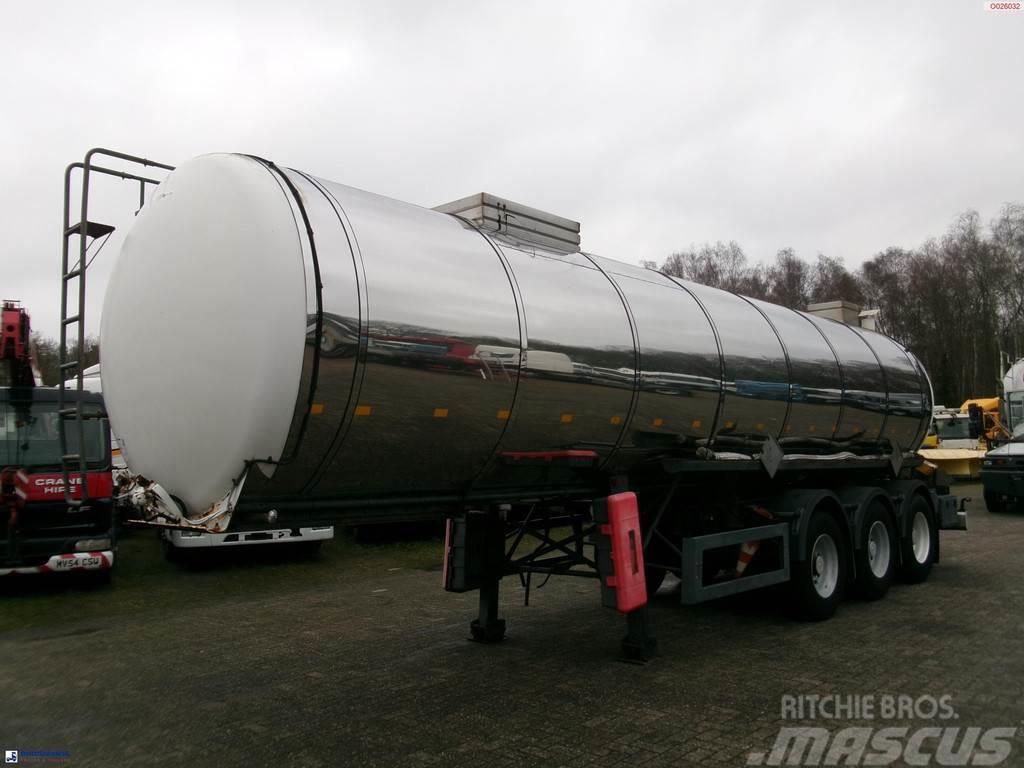 Metalovouga Bitumen / heavy oil tank inox 26.9 m3 / 1 comp Semirremolques cisterna