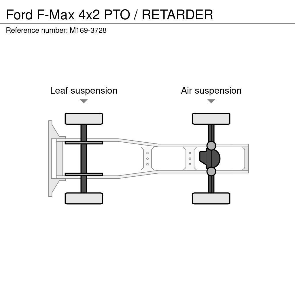 Ford F-Max 4x2 PTO / RETARDER Cabezas tractoras