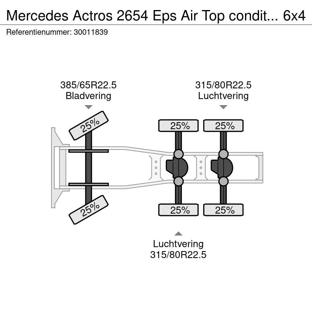 Mercedes-Benz Actros 2654 Eps Air Top condition Cabezas tractoras
