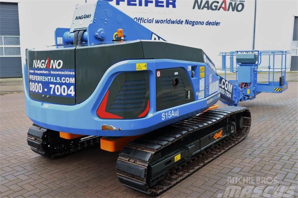 Nagano S15AUJ Valid inspection, *Guarantee! Diesel, 15 m Plataformas de trabajo telescópica