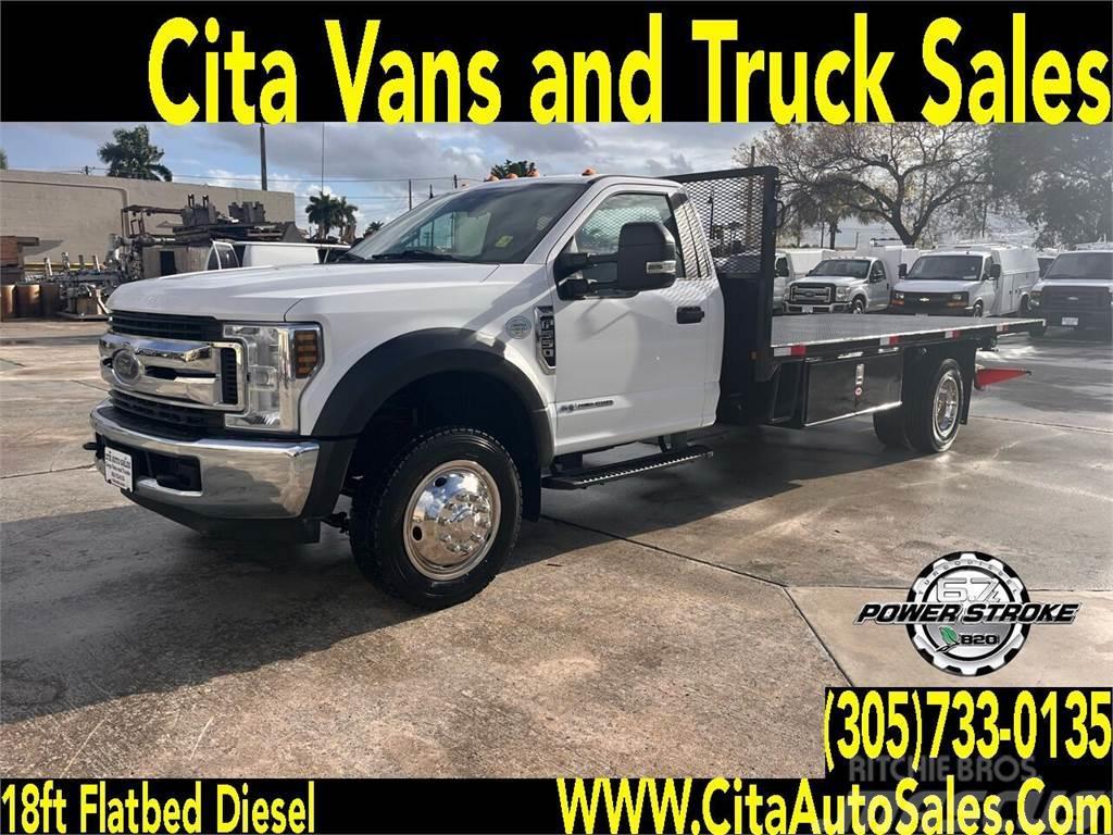Ford F-550 SD DIESEL 18 FT *FLATBED* *FLAT BED* F550 Camiones plataforma