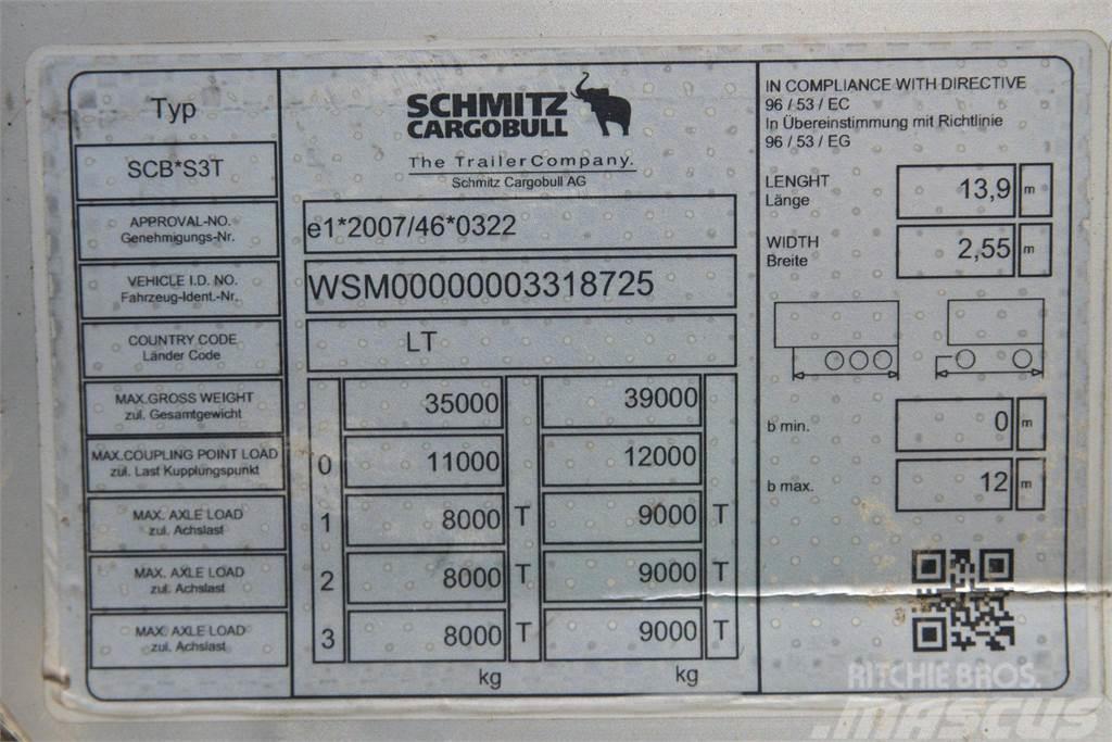 Schmitz Cargobull SCS24 Standart Curtainsider Varios, ARM, ALU, LR Caja de lona