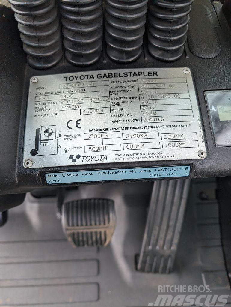 Toyota 8FGJF35 // Triplex // containerfähig Carretillas LPG