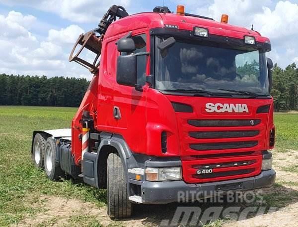 Scania G480 +Epsilon Q170Z96 Otros equipamientos de construcción
