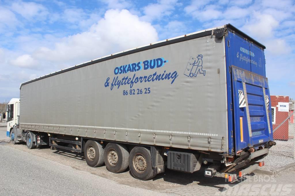 Schmitz Cargobull 3 akslet gardin trailer med lift - skyde/hævetag Semirremolques con caja de lona