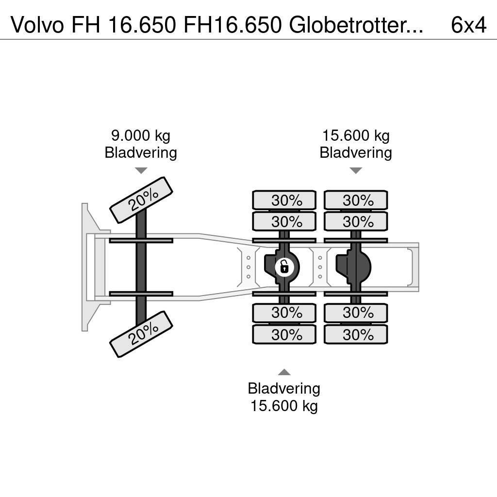 Volvo FH 16.650 FH16.650 Globetrotter EU6 VEB 200Ton Cabezas tractoras