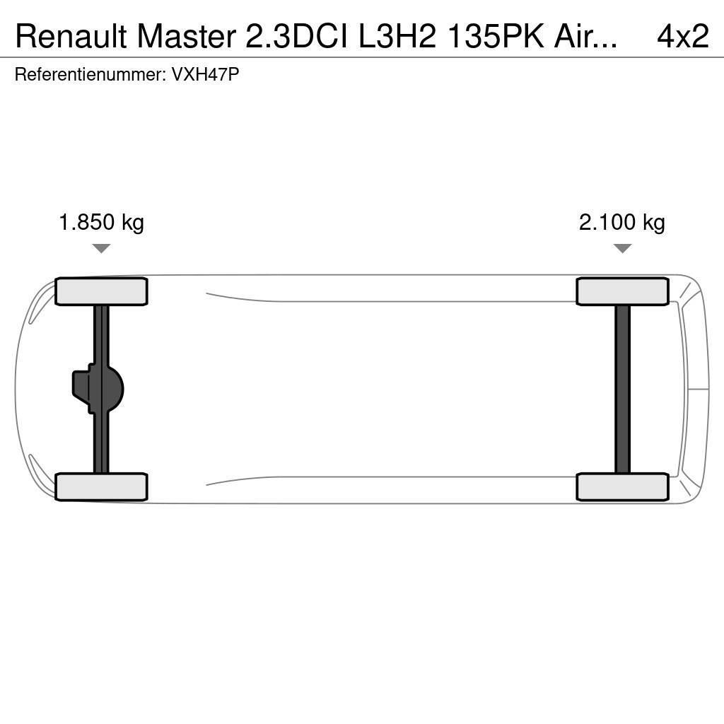 Renault Master 2.3DCI L3H2 135PK Airco Navi Cruisecontrol Furgonetas de caja cerrada
