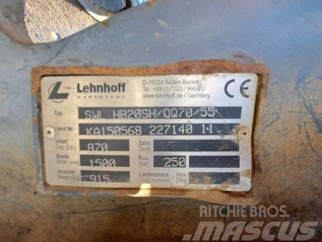 Lehnhoff Uni-Schwenktieflöffel f. OQ70/55 Retroexcavadoras
