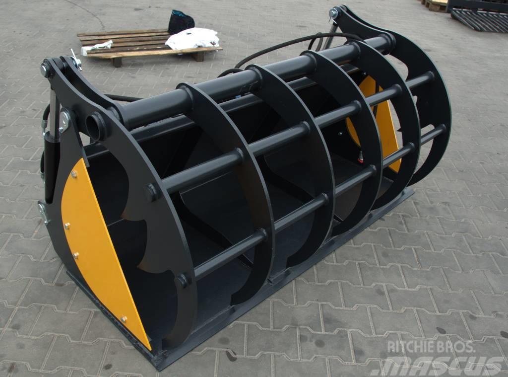 Top-Agro bucket with grab 1,6m EURO fixing Accesorios para carga frontal