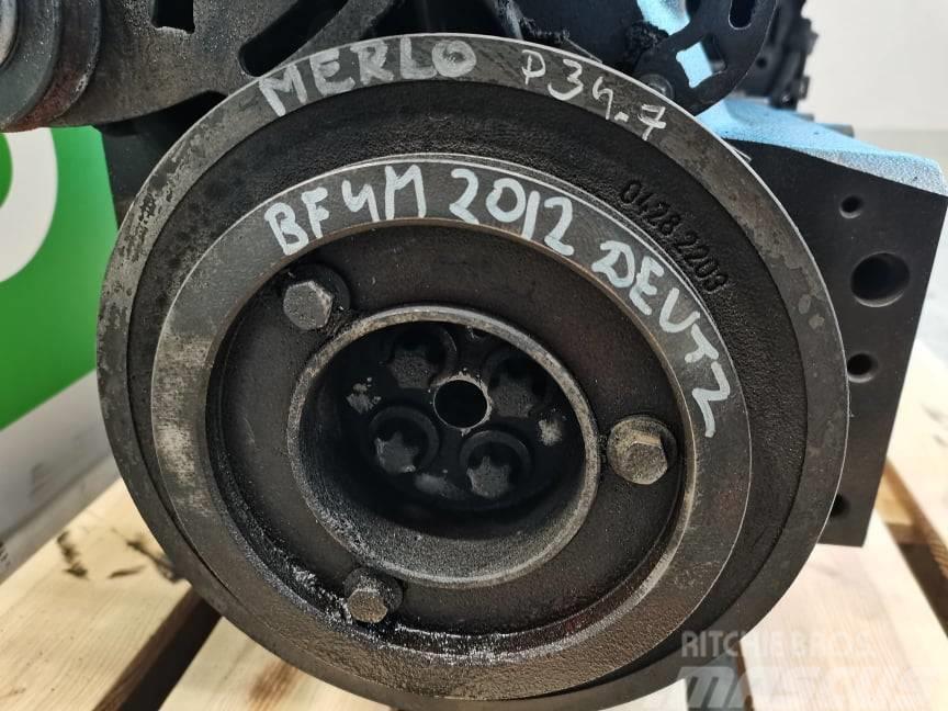 Merlo P 34.7 {Deutz BF4M 2012}pulley wheel Motores