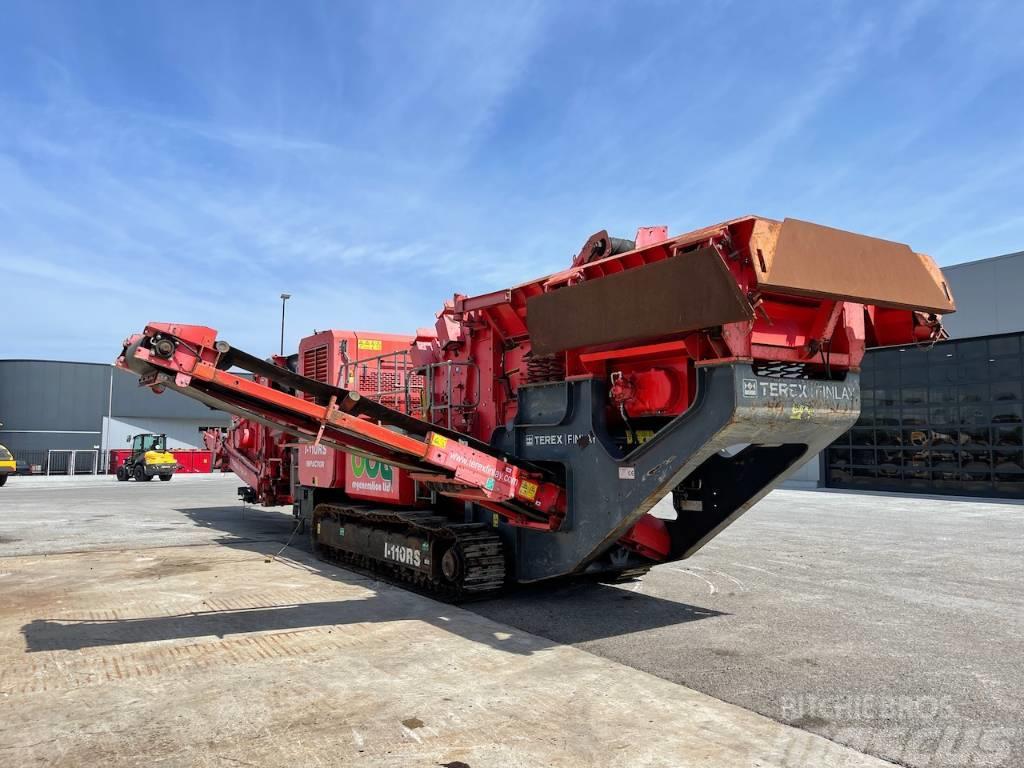 Terex Finlay I110RS Tracked Impact Crusher with screen deck Trituradoras