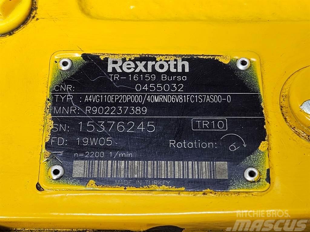 Rexroth A4VG110EP2DP000/40MR-Drive pump/Fahrpumpe/Rijpomp Hidráulicos
