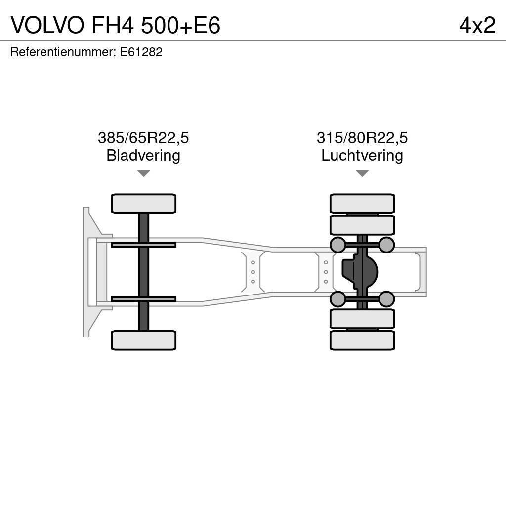 Volvo FH4 500+E6 Cabezas tractoras