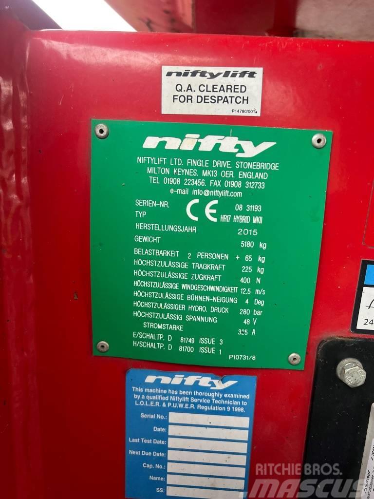 Niftylift HR 17 Plataforma de trabajo articulada
