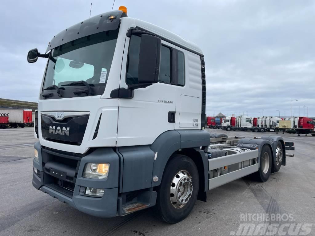 MAN TGS 26.440 6x2*4 Euro 6 Chassis ADR Camiones chasis