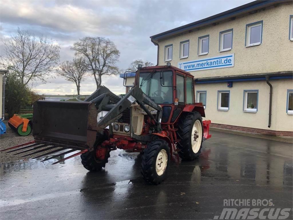 Belarus MTS 82 FL + 3 Schar Beetpflug Tractores