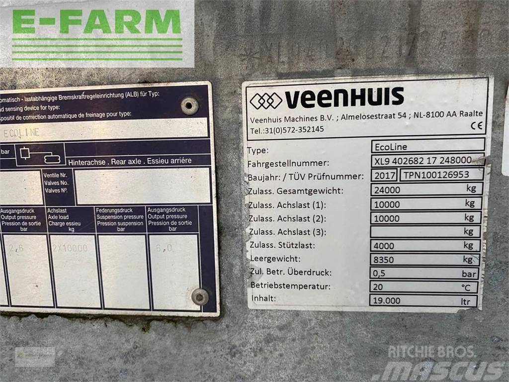 Veenhuis eco line 19000 liter Remolques esparcidores de estiércol