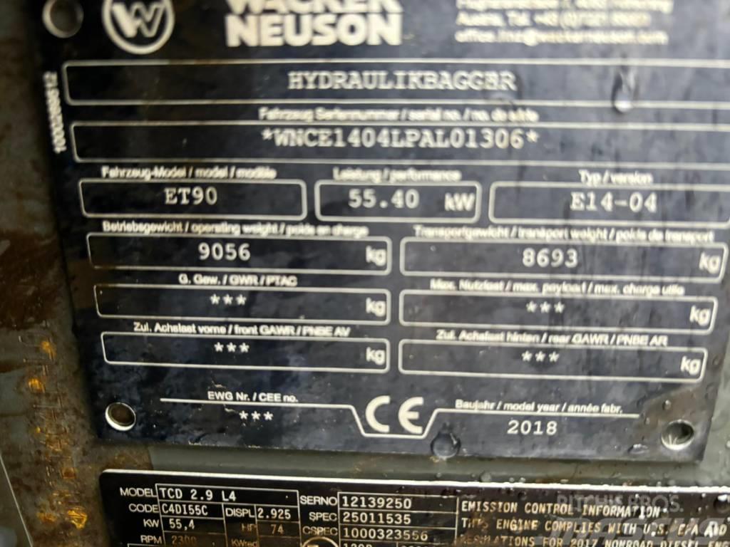 Neuson ET90 *Powertilt Excavadoras 7t - 12t