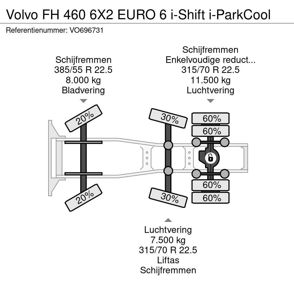 Volvo FH 460 6X2 EURO 6 i-Shift i-ParkCool Cabezas tractoras
