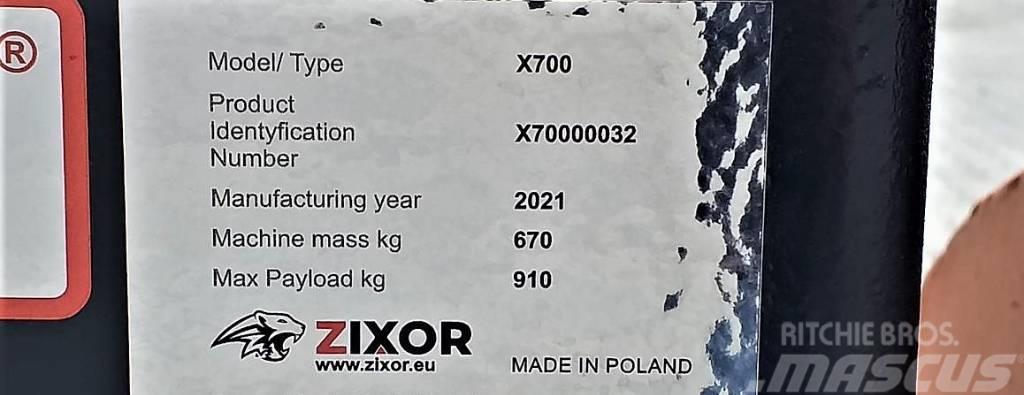  ŁYŻKA PRZESIEWAJĄCA HYDRAULICZNIE ZIXOR X700 Cucharas separadoras