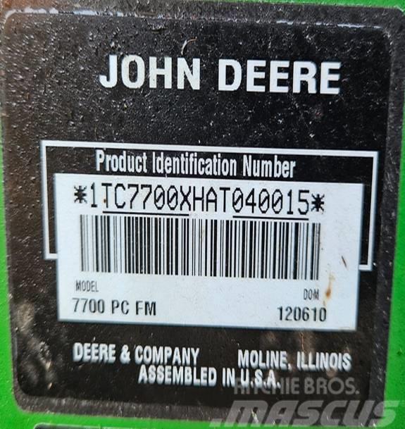 John Deere 7700 Máquinas de calles