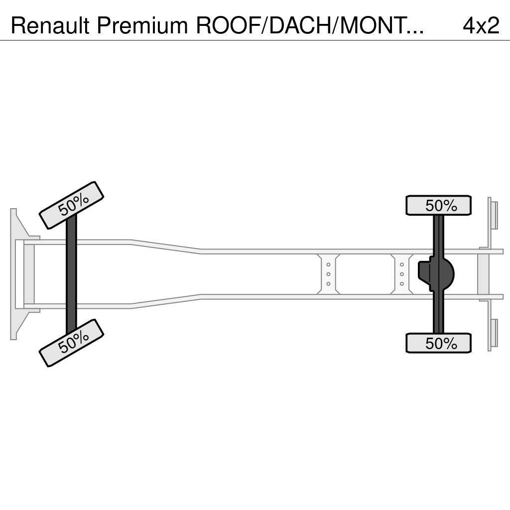 Renault Premium ROOF/DACH/MONTAGE!! CRANE!! HMF 22TM+JIB+L Grúas todo terreno