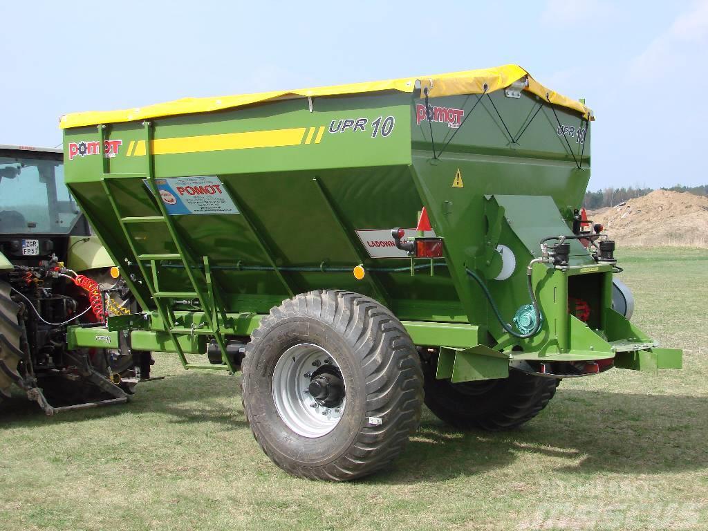 Pomot UPR 10 tones fertilizer and lime spreader, DIRECT Abonadoras