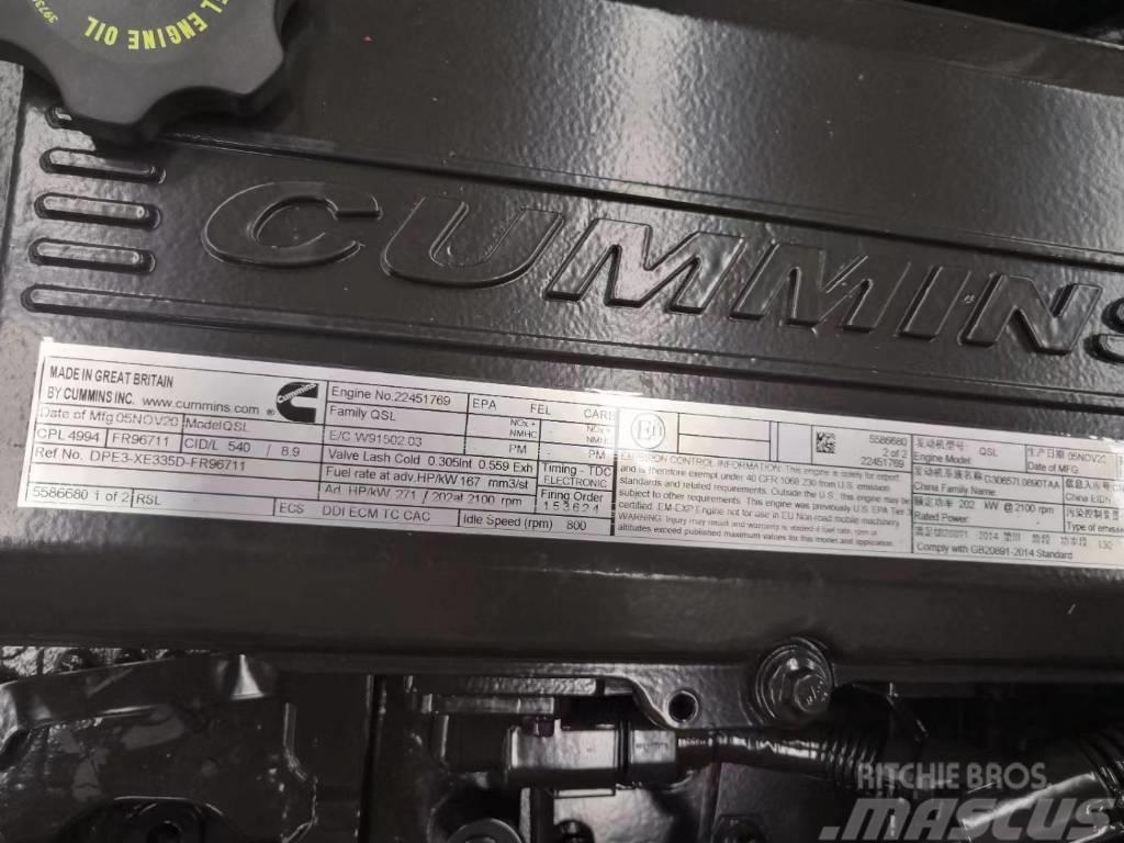 Cummins QSL9 CPL4994 construction machinery engine Motores