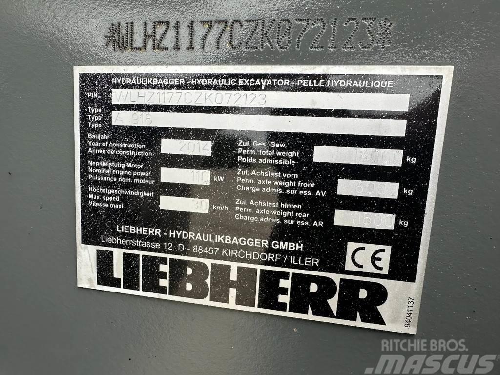 Liebherr A916 Litronic Excavadoras de ruedas