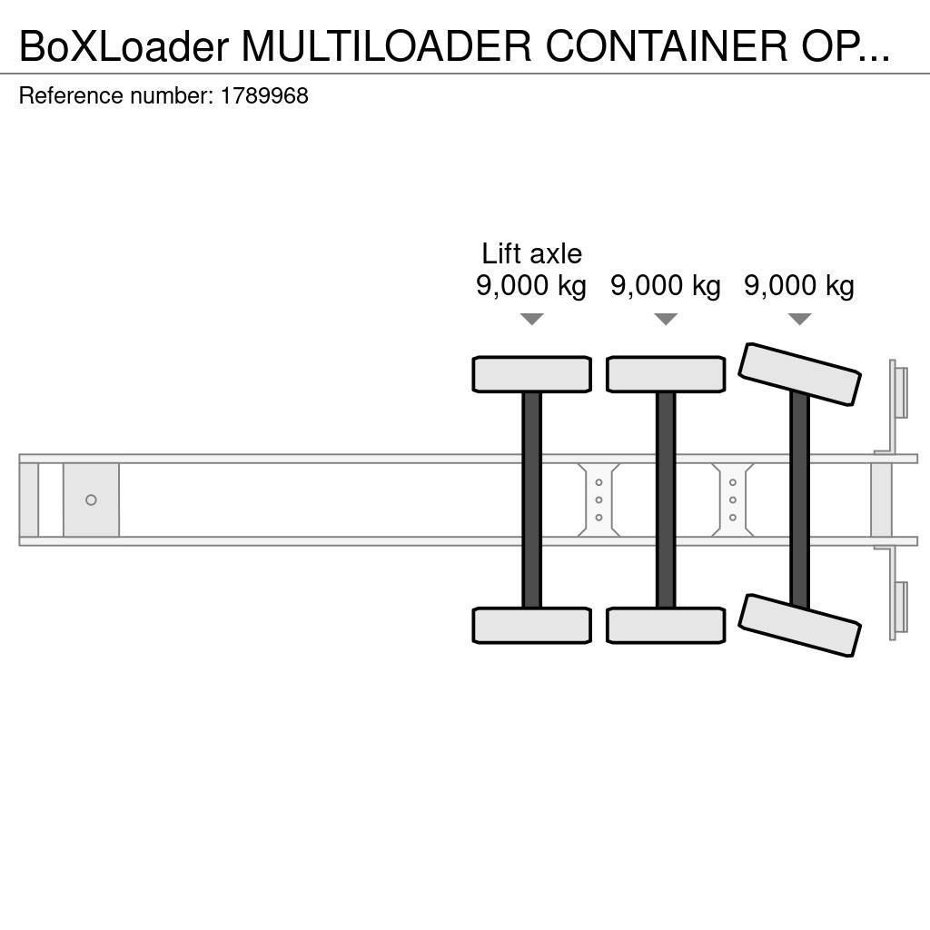  BOXLOADER MULTILOADER CONTAINER OPLEGGER/TRAILER/A Semirremolques portacontenedores