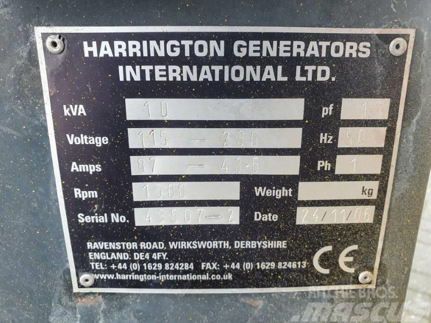 Harrington 10 kVA Stromgenerator / Diesel Stromaggragat Generadores diesel