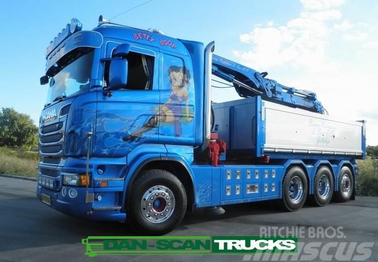 Scania R560 8x4*4 Hiab 266 kran pendel Camiones bañeras basculantes o volquetes