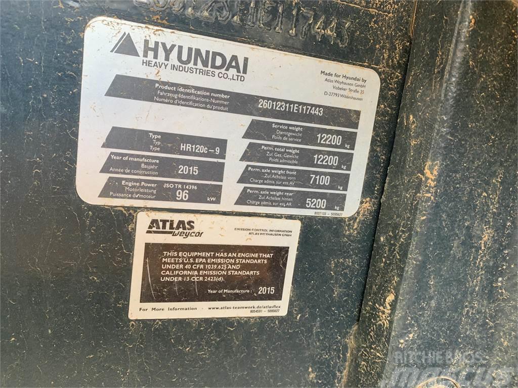 Hyundai HR120C-9 Rodillos de doble tambor