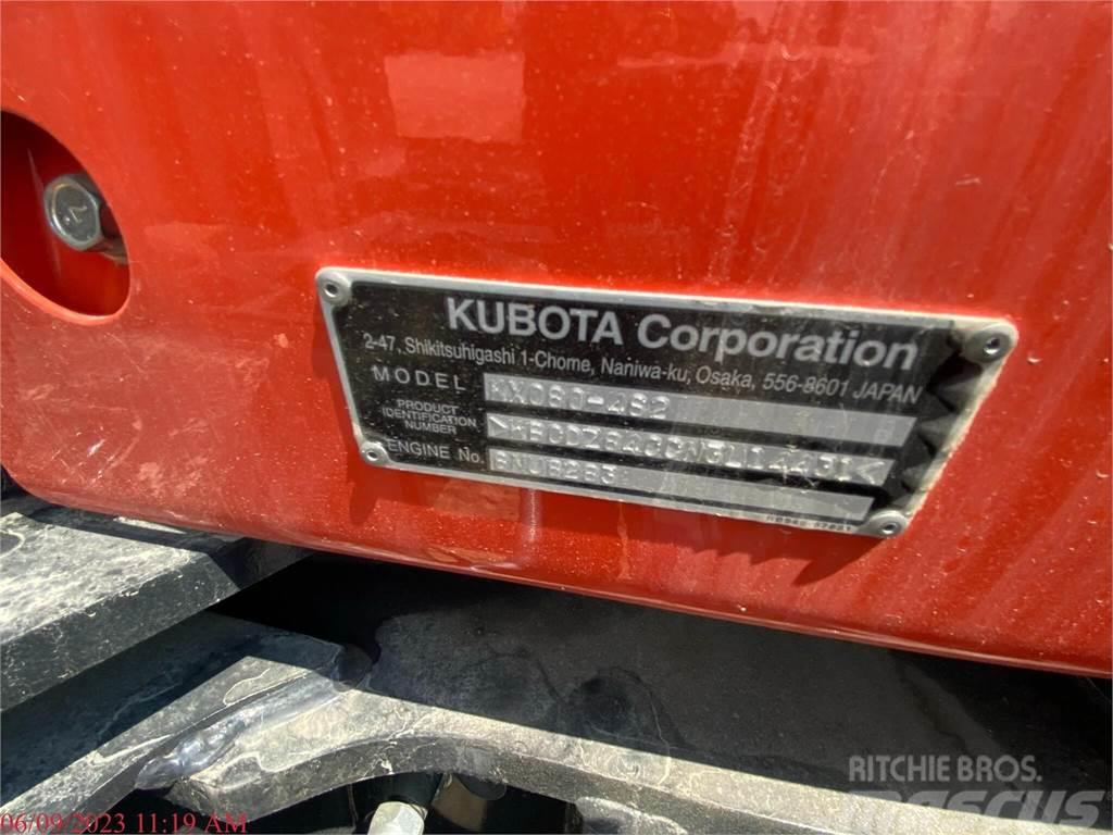Kubota KX080-4 Excavadoras de cadenas