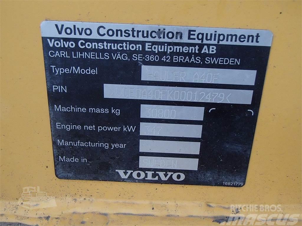 Volvo A40F Camiones cisterna