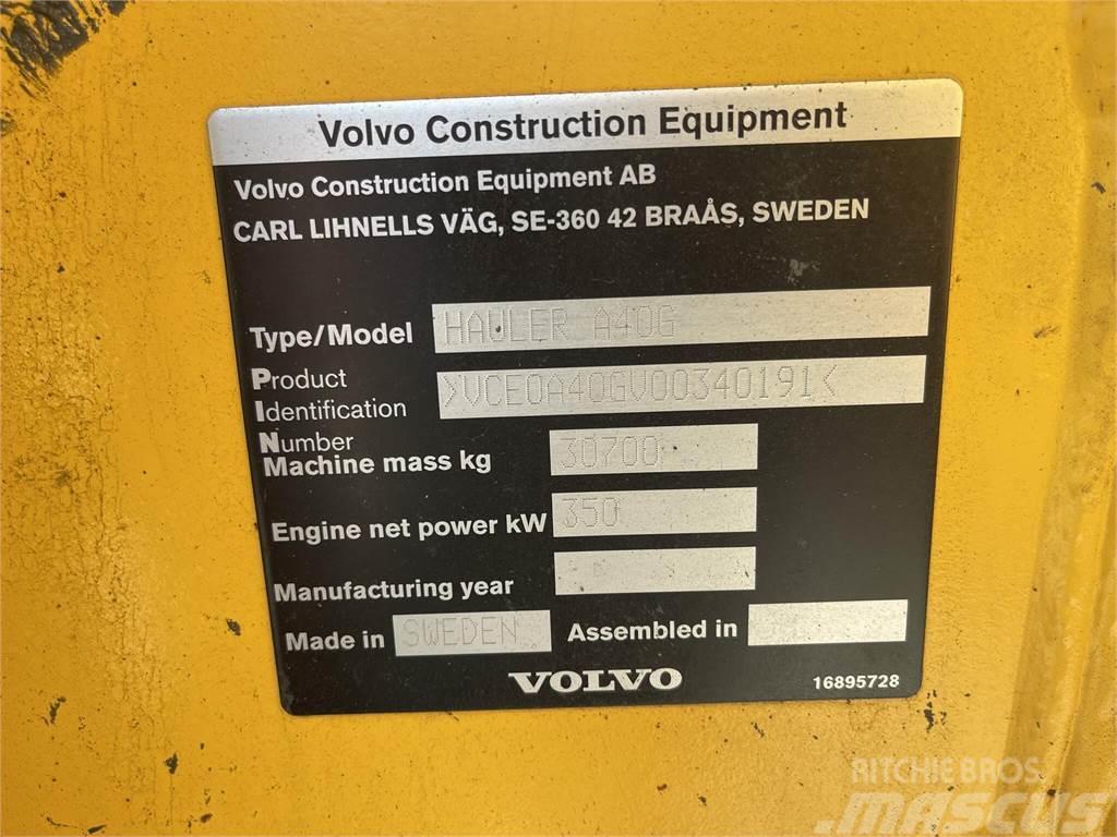Volvo A40G Camiones cisterna