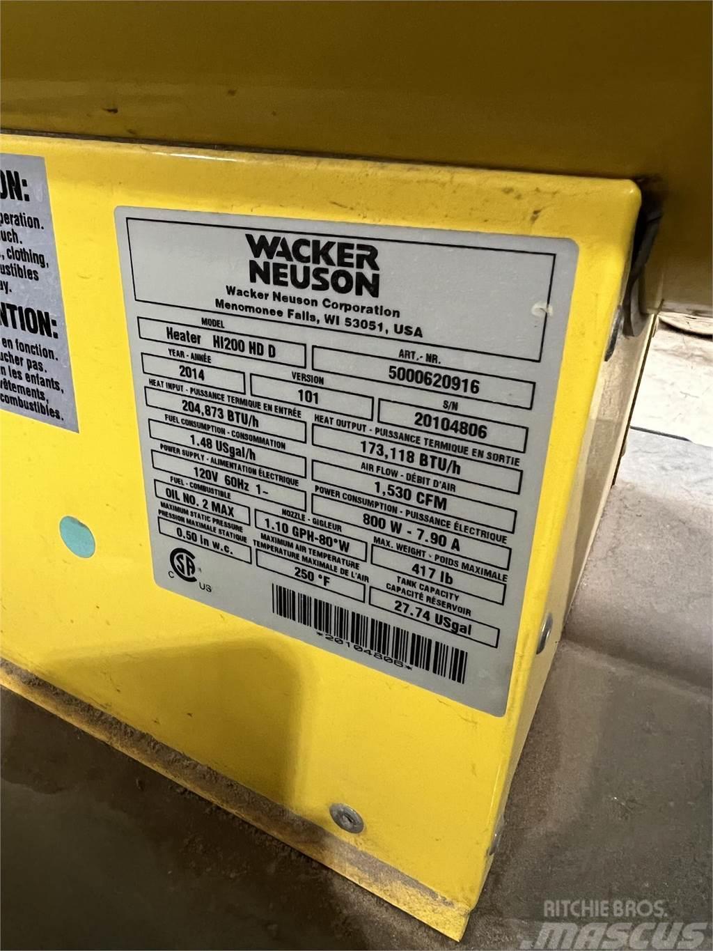 Wacker Neuson HI200HD Calentadores de asfalto