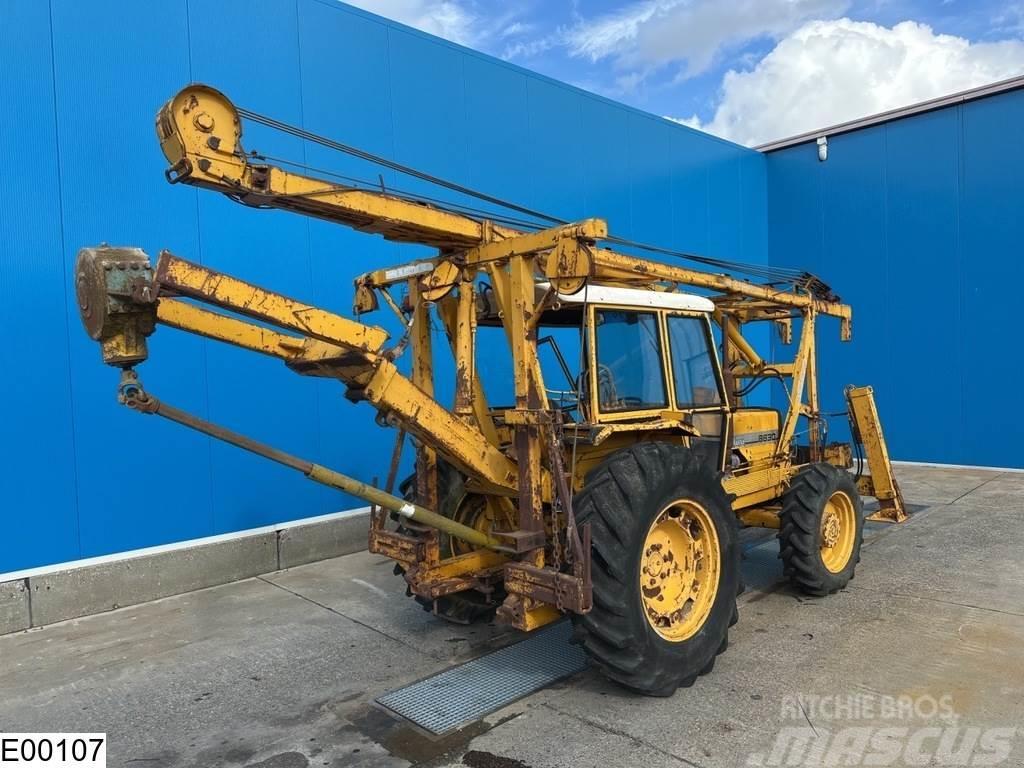 Landini 8830 4x4, Tractor with cable crane, drill rig Tractores