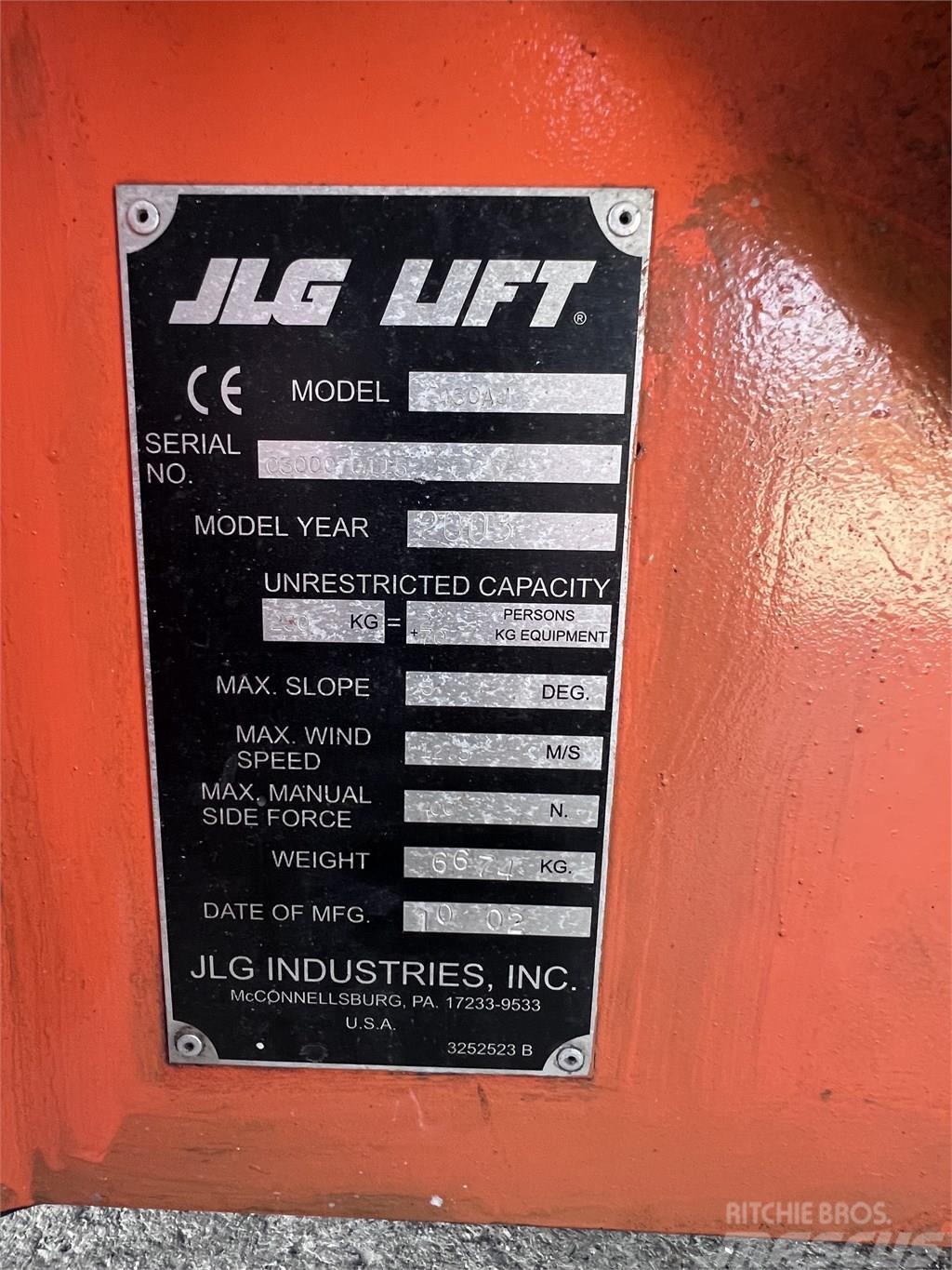 JLG E450 AJ Plataforma de trabajo articulada