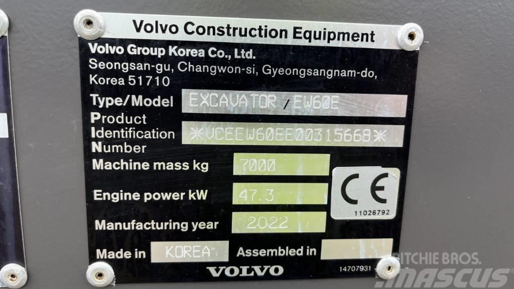 Volvo EW60E Excavadoras de ruedas