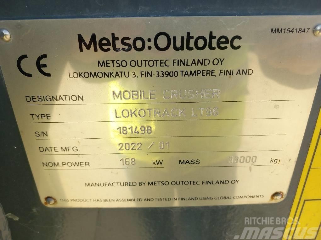 Metso Lokotrack LT 96 Trituradoras móviles