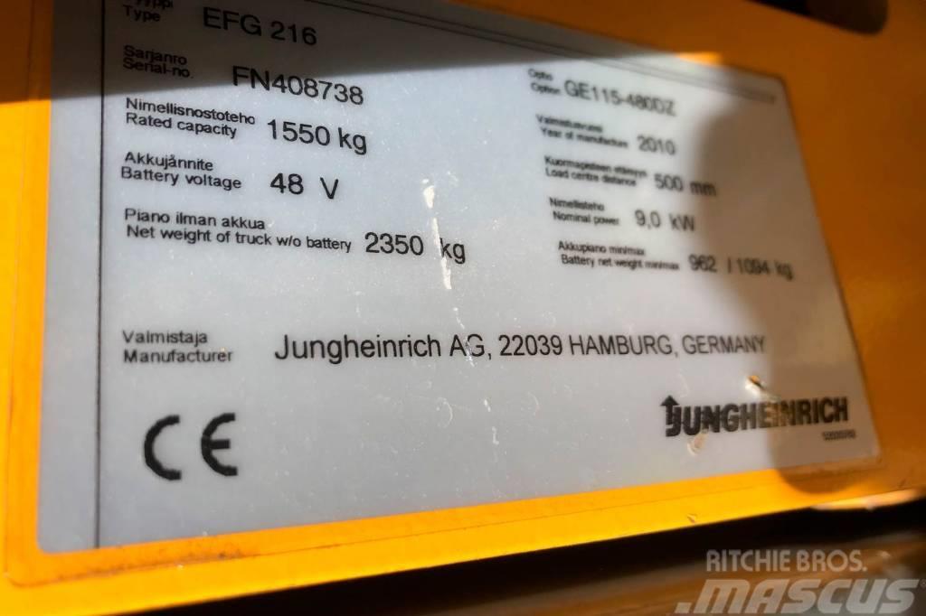 Jungheinrich EFG 216 Carretillas de horquilla eléctrica
