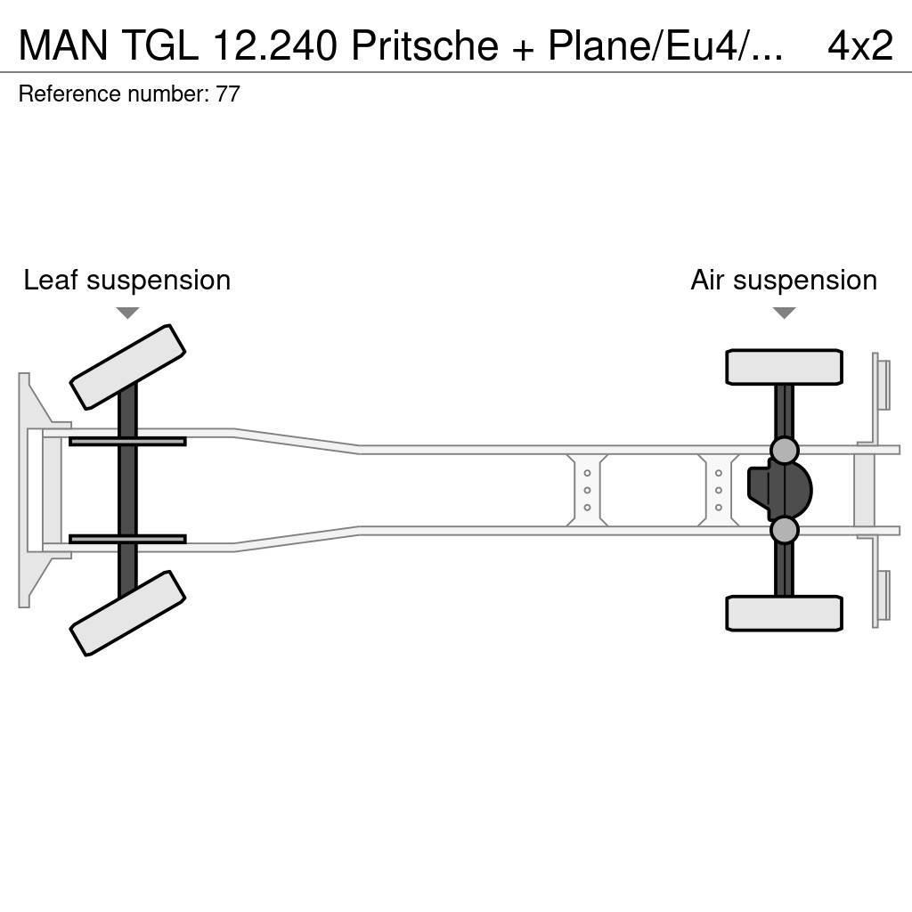 MAN TGL 12.240 Pritsche + Plane/Eu4/LBW Camión con caja abierta